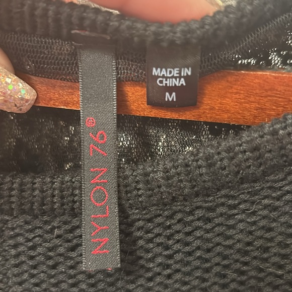 Sequin sweater women large gold and black. - Picture 4 of 6